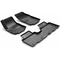 [US Warehouse] 3D TPE All Weather Car Floor Mats Liners for Chevy Equinox 2018-2020 (1st & 2nd Rows)